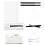 JAM Paper Complete Desk Kit, White, 8/Pack (338756Cwh)~#|#~sp4798339_sc7