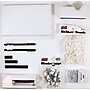 JAM Paper Complete Desk Kit, White, 8/Pack (338756Cwh)~#|#~sp4798340_sc7