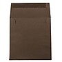JAM Paper 5.5 x 5.5 Square Invitation Envelopes, Chocolate Brown Recycled, 25/Pack (22314939)~#|#~sp4808483_sc7