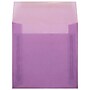 JAM Paper 6.5 x 6.5 Square Translucent Vellum Invitation Envelopes, Lilac Purple, 50/Pack (241332378i)~#|#~sp4808511_sc7