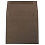 JAM Paper 6.5 x 6.5 Square Invitation Envelopes, Chocolate Brown Recycled, Bulk 1000/Carton (227912746b)~#|#~sp4808528_sc7