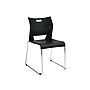 Global Duet Polypropylene Office Chair, Asphalt Night (QS66211CHBLK)~#|#~sp48115982_sc7