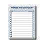 TOPS Things To Do Today Memo Pad, 8.5" x 11", White, 100 Sheets/Pad (TOP 2170)~#|#~sp48116935_sc7