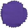 JAM Paper® Medium Lunch Napkins, 6 1/2 x 6 1/2, Purple, 600/Box (6255620728b)~#|#~sp4812005_sc7