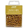 JAM Paper Small Paper Clips, Gold, 100/pack (21832058)~#|#~sp4813713_sc7