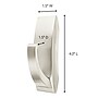 Command Large Metal Hook, 5 lb., Satin Nickel (MR03-SN-BES)~#|#~sp48613760_sc7