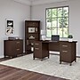 Bush Furniture Somerset 60"W Office Desk with Lateral File Cabinet and 5 Shelf Bookcase, Mocha Cherry (SET013MR)~#|#~sp48814301_sc7