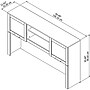 Bush Furniture Somerset 60"W Desktop Hutch, Maple Cross (WC81431)~#|#~sp48814355_sc7