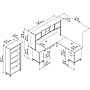Bush Furniture Somerset 72"W L Shaped Desk with Hutch and 5 Shelf Bookcase, Maple Cross (SET011MC)~#|#~sp48814606_sc7