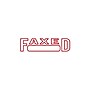 Offistamp Pre-Inked Stamp, FAXED, Red Ink (034503)~#|#~sp49507718_sc7