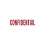 Offistamp Pre-Inked Stamp, CONFIDENTIAL, Red Ink (034500)~#|#~sp49507721_sc7