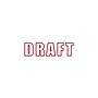 Offistamp Draft Rectangle Pre-Inked Stamp, Red Ink (034502)~#|#~sp49507725_sc7