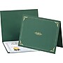 Oxford Certificate Holders, 8.75" x 11.25", Hunter Green, 5/Pack (29900605BGD)~#|#~sp49508062_sc7