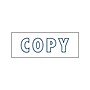 2000 Plus Green Line Printer 20 Pre-Inked Stamp, COPY, Blue Ink (098367)~#|#~sp49508099_sc7