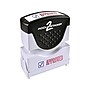 Accu-Stamp 2 Pre-Inked Stamp, "APPROVED", Blue and Red Inks (035525)~#|#~sp49508119_sc7