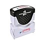 Accu-Stamp 2 Pre-Inked Stamp, "ENTERED", Blue and Red Inks (035544)~#|#~sp49508124_sc7