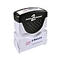 Accu-Stamp 2 Pre-Inked Stamp, "E-MAILED", Blue and Red Inks (035541)~#|#~sp49508132_sc7