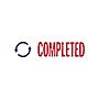 Accu-Stamp 2 Pre-Inked Stamp, COMPLETED, Blue and Red Inks  (035538)~#|#~sp49508140_sc7