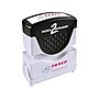 Accu-Stamp 2 Pre-Inked Stamp, FAXED, Blue and Red Inks  (035533)~#|#~sp49508141_sc7
