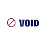 Accu-Stamp 2 Pre-Inked Stamp, VOID, Blue and Red Inks  (035539)~#|#~sp49508146_sc7