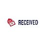 Accu-Stamp 2 Pre-Inked Stamp, RECEIVED, Blue and Red Inks  (035537)~#|#~sp49508148_sc7