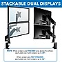Mount-It! Dual Monitor Arm Desk Mount for 19" to 32" Monitors, Black (MI-4762)~#|#~sp49721558_sc7