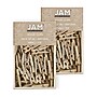JAM Paper® Wood Clip Clothespins, Small 7/8 Inch, Natural Brown Clothes Pins, 2 Packs of 50 (3230717359A)~#|#~sp49916269_sc7