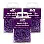 JAM Paper Small Paper Clips, Purple, 3 Packs of 100 (2183753B)~#|#~sp49916274_sc7