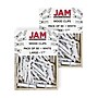 JAM Paper Wood Clip Medium Wood Clothespins, White Clothes Pins, 2 Packs of 50 (2230719109A)~#|#~sp49916275_sc7