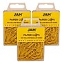 JAM Paper Small Paper Clips, Yellow, 3 Packs of 100 (2183756B)~#|#~sp49917468_sc7