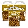 JAM Paper Jumbo Paper Clip, Gold, 3 Pack of 75 (21832060B)~#|#~sp49917475_sc7