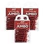 JAM Paper Jumbo Paper Clip, Red, 3Packs of 75 (2183754B)~#|#~sp49917545_sc7
