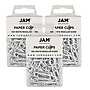 JAM Paper Small Paper Clips, White,3 Packs of 100 (2183755B)~#|#~sp49917556_sc7