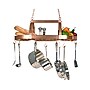 Elegant Designs Incandescent 2 Light Pot Rack, Copper (PR1000-CPR)~#|#~sp5064686_sc7