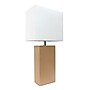Elegant Designs Incandescent Leather Table Lamp, Beige (LT1025-BGE)~#|#~sp5064690_sc7