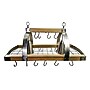 Elegant Designs Incandescent 2 Light Pot Rack, Wood (PR1001-WOD)~#|#~sp5064731_sc7