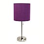 LimeLights Incandescent Table Lamp, Purple (LT2024-PRP)~#|#~sp5064780_sc7