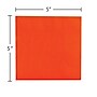 JAM Paper Beverage Napkin, 2-ply, Orange, 40 Napkins/Pack (5255620725)~#|#~sp50976352_sc7