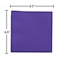 JAM Paper® Medium Lunch Napkins, 6 1/2 x 6 1/2, Purple, 600/Box (6255620728b)~#|#~sp50976355_sc7