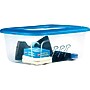 Bella Storage Solutions 6 Qt. Snap Lid Storage Bins, Clear/Blue, 36PK/Carton (160001293C)~#|#~sp50986004_sc7
