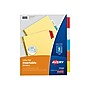Avery Big Tab Insertable Buff Paper Dividers, 5-Tab, Assorted Colors, 48 Sets/Carton (11109)~#|#~sp50987069_sc7