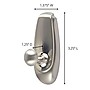 Command™ Medium Timeless Hook, Brushed Nickel (17061BN-ES)~#|#~sp52322695_sc7