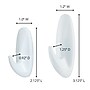 Command Assorted Hooks, 3 lb., White, 2-Small Command Hooks, 2-Medium Command Hooks, 2-Pairs (17081-2VPES)~#|#~E9047EFB-FB66-4CC3-AA09908FBBAC23C6_sc7