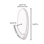 Command Medium Hooks Cabinet Pack, 2 lb., Clear, 50/Pack (17091CABPK)~#|#~617ECABA-7801-49AE-9BED2824EA19BD4D_sc7