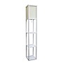Simple Designs Incandescent Etagere Floor Lamp, White (LF1014-WHT)~#|#~sp5263283_sc7