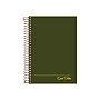 Ampad Gold Fibre 1-Subject Notebook, 5" x 7", College Ruled, 100 Sheets, Green (20-801R)~#|#~sp52800479_sc7