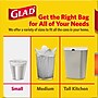 Glad OdorShield 4 Gallon Small Trash Bags, Hawaiian Aloha, .5 mil, 22.2 x 21, White, 26CT (78813)~#|#~sp53227765_sc7