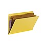Smead End Tab Pressboard Classification File Folder with SafeSHIELD®, Legal Size, Yellow, 10/Box (29789)~#|#~sp53358592_sc7