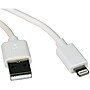 Tripp Lite Lightning USB Sync/Charge Cable for Universal, White (M100-006-WH)~#|#~sp5355348_sc7