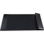 Artistic Woven Faux Leather Desk Pad with Side Rail, 19" x 24", Black (ART61026B)~#|#~sp54298773_sc7